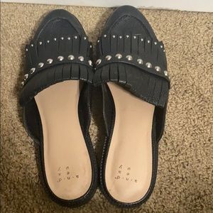 Studded loafers